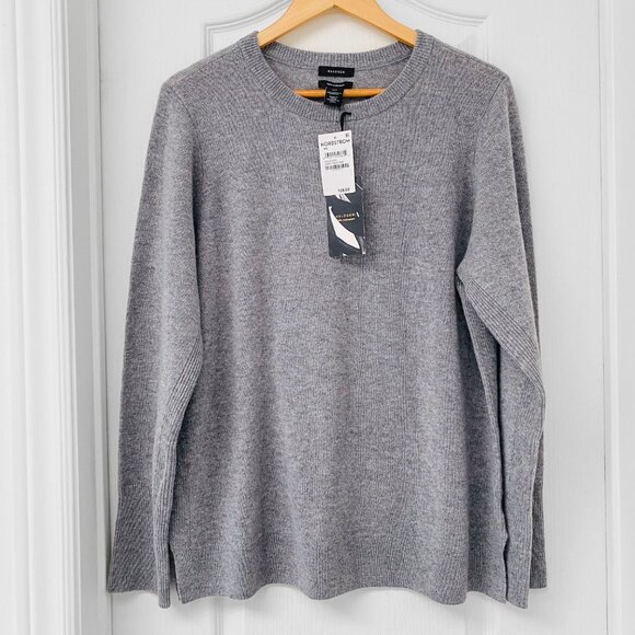 Nordstrom - Halogen - Cashmere Crewneck Longsleeve Sweater - XXL - Picture 2 of 6